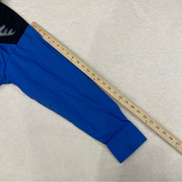 Vintage MWG Johnny West Western Men Shirts Blue Black Size Large LS Pearl Snap - Picture 11 of 11